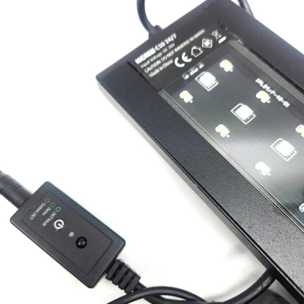 48–60in NICREW‎ C10 24/7 LED Fish Tank Light – Full Spectrum with Timer & Dimmer